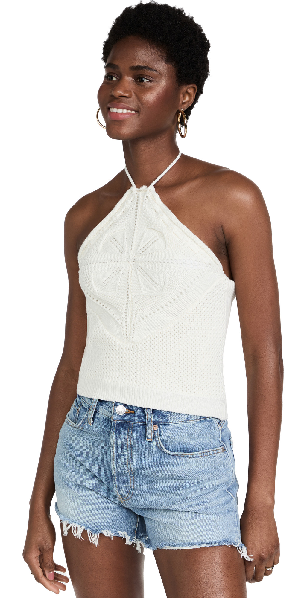 525 Crochet Halter Top | Shopbop