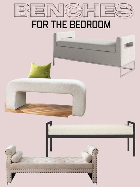 Bedroom furniture benches home decor 

#LTKunder50 #LTKunder100 #LTKhome