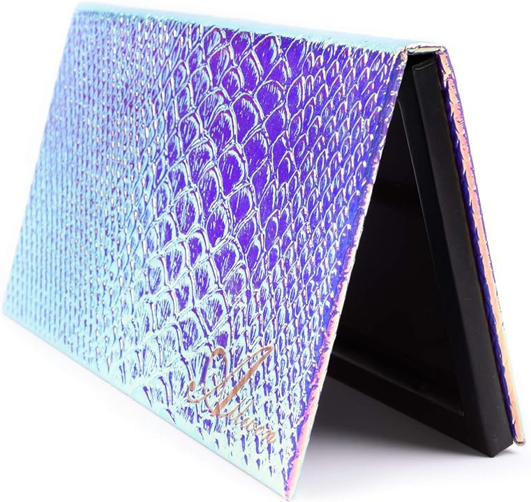 Allwon Magnetic Palette Mermaid Empty Makeup Palette with Mirror and 20Pcs Adhesive Empty Palette... | Amazon (US)