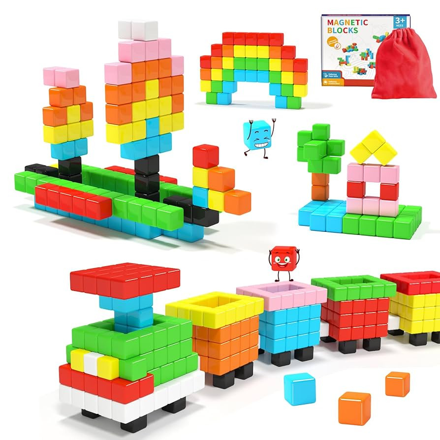 Magnetic Blocks for Toddlers -Classroom Must Haves STEM Learning Toys for 3-5 Year Old Boys & Gir... | Amazon (US)