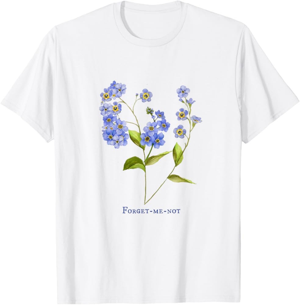 Forget me not flower T-Shirt | Amazon (US)