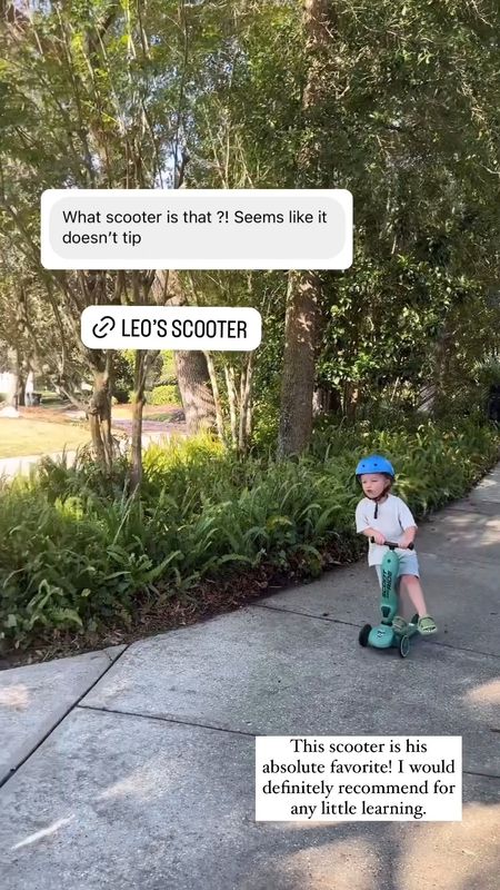 Leo’s loving his scooter still! We bought this a year ago and he’s put it to the test. 

scooter l kids l baby l toddler 

#LTKbaby #LTKfamily #LTKkids