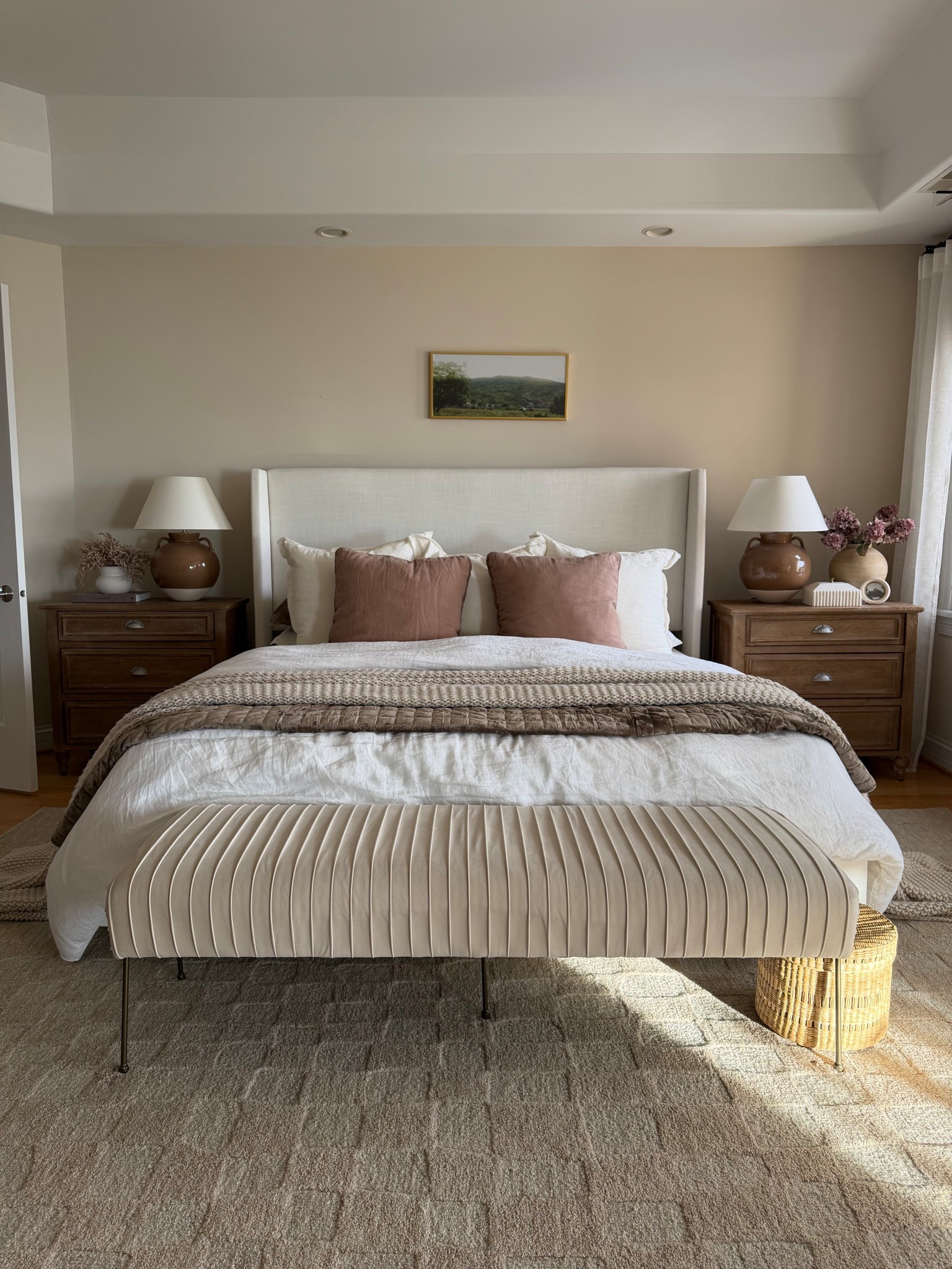 Bedroom views! Refreshed our bedroom a little for the new year & added new mattress. 

#LTKHome #LTKSaleAlert #LTKSeasonal