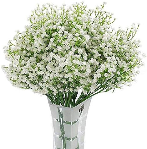 Homcomoda Artificial Flowers Babies Breath Flowers Fake Gypsophila Plants Bouquets for Wedding Home  | Amazon (US)