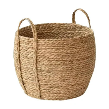 yotijay Woven Planter Basket Easy to Carry Ornament Home Decoration Plant Container for 25cmx25cmx23cm | Walmart (US)