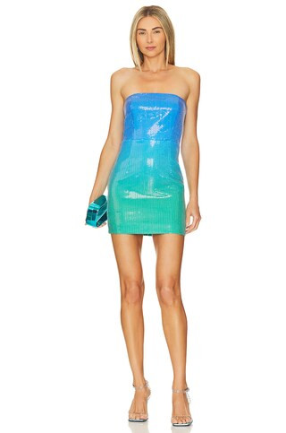 Runaway The Label Malibu Strapless Dress in Ocean from Revolve.com | Revolve Clothing (Global)