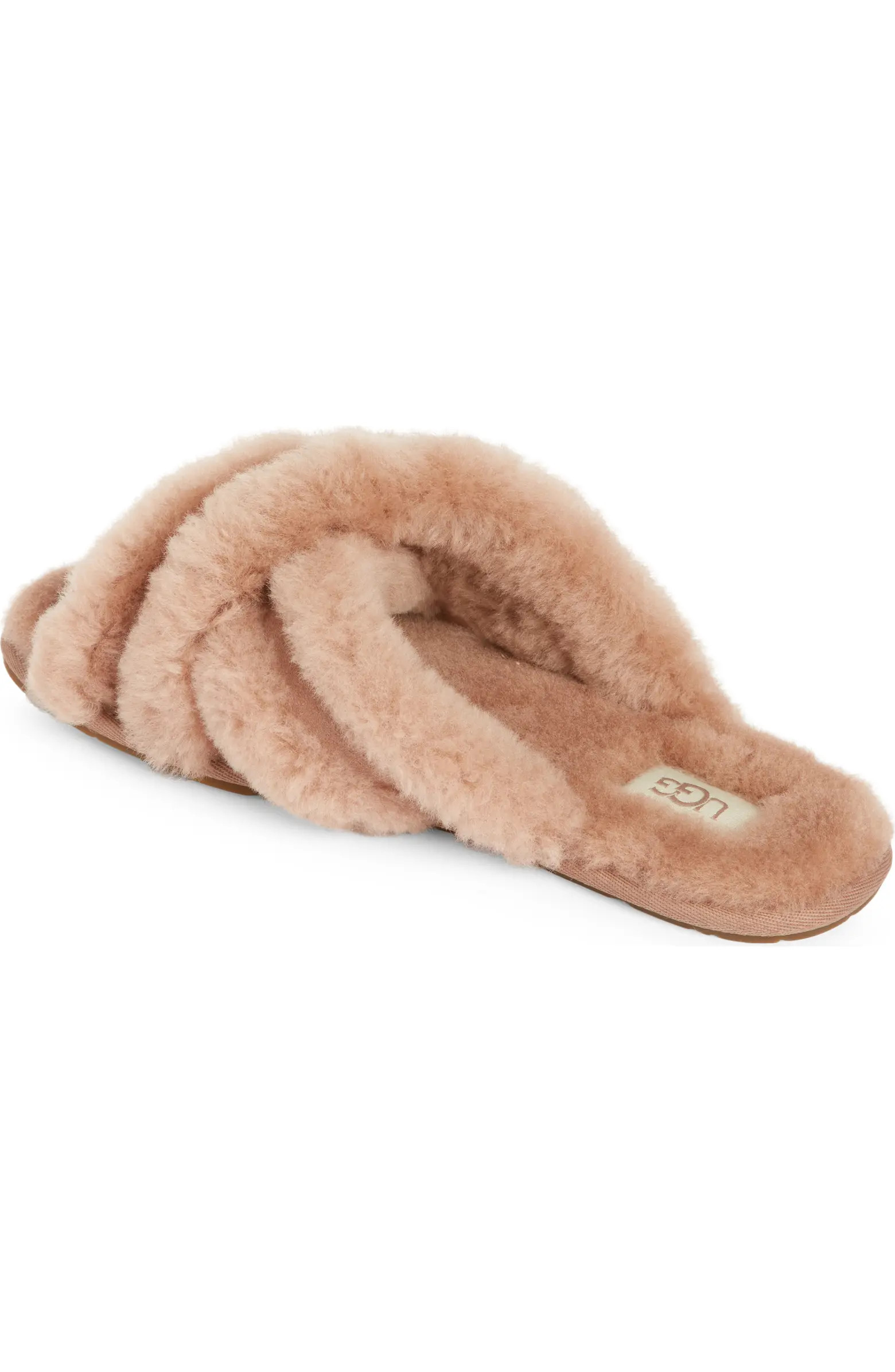 Scuffita Genuine Shearling Slide Slipper (Women) | Nordstrom