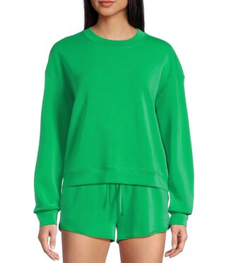 Copper Key Knit Long Sleeve Coordinating Lounge Top | Dillard's | Dillard's