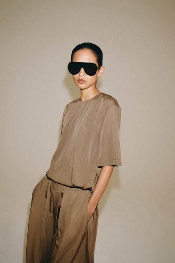 ZW COLLECTION NYLON TOP | Zara Canada