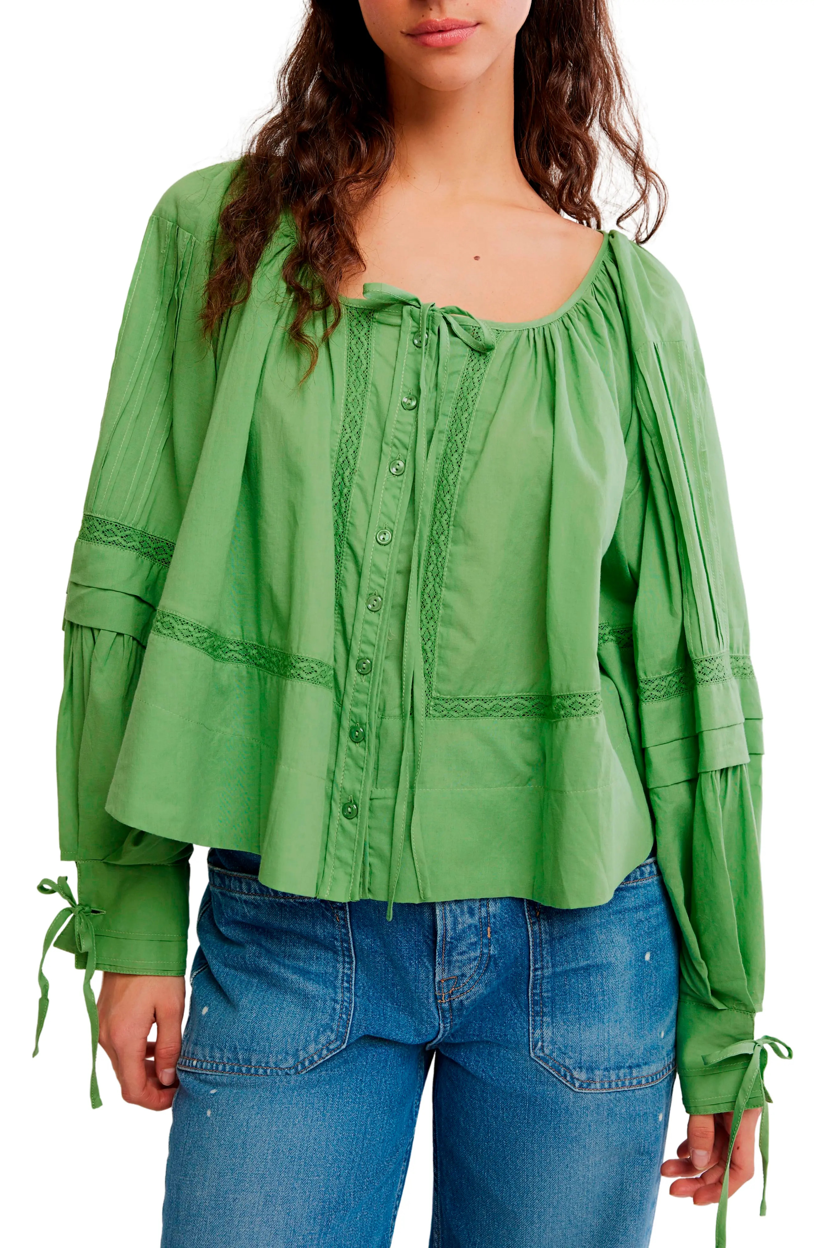 Free People We The Free La Lune Cotton Top (Women) | Nordstrom | Nordstrom