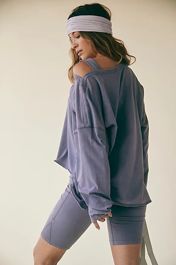 Hot Shot Long-Sleeve Set by FP Movement at Free People, Nightingale, XS | Free People (Global - UK&FR Excluded)