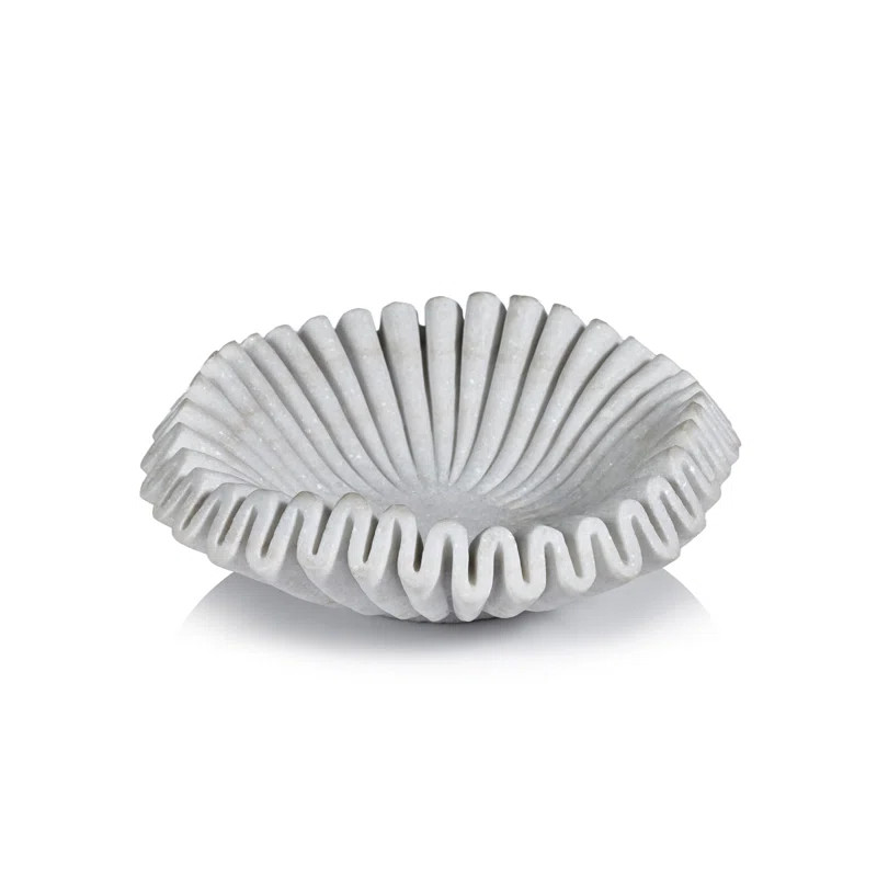 Zodax Free- Form Swirl Marble Decorative Bowl | Wayfair | Wayfair North America