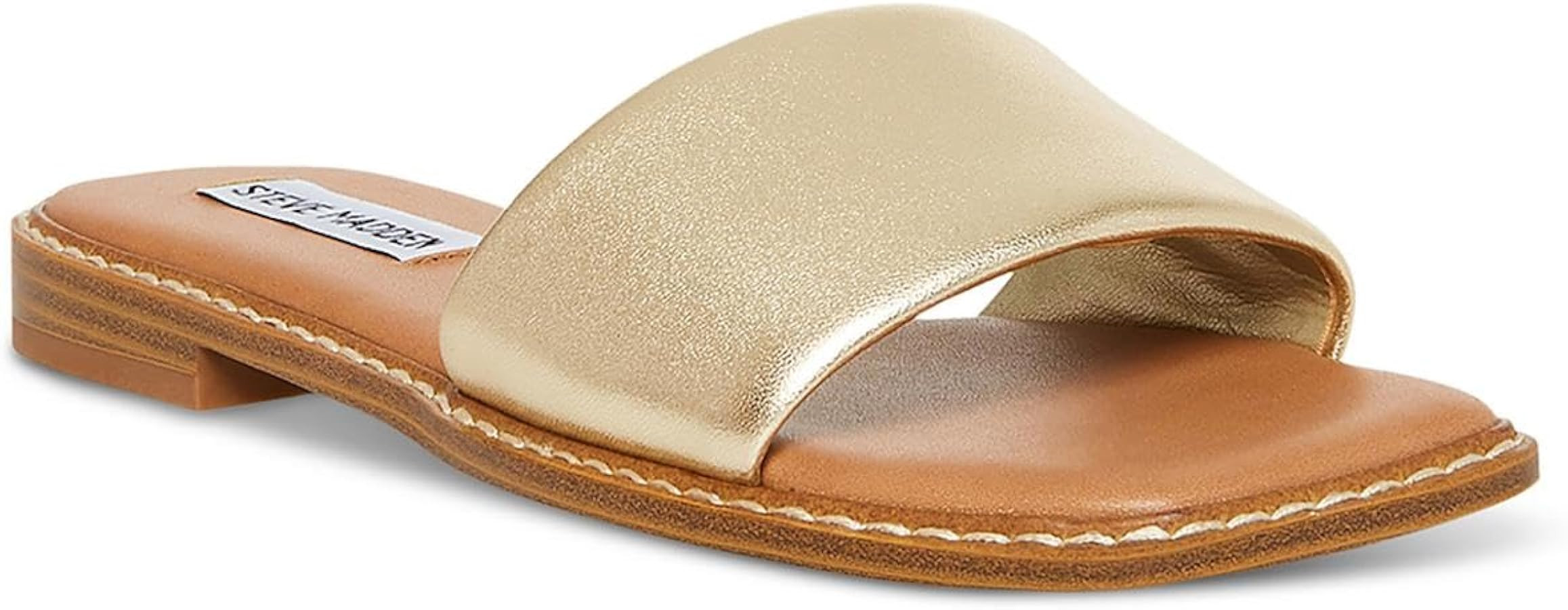Steve Madden Womens Sandra Woven Slip On Slide Sandals | Amazon (US)