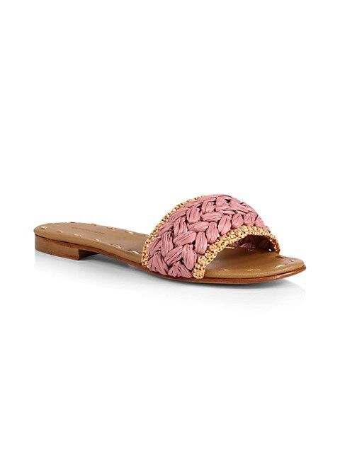 Trensa Braided Raffia Sandals | Saks Fifth Avenue