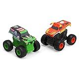 Monster Jam, 2-Pack Official Grave Digger and El Toro Loco Clip & Flip Monster Trucks, 1:43 Scale Ki | Amazon (US)