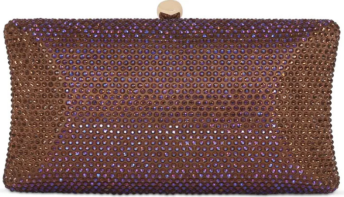 Nia Fully Crystal Beveled Minaudiere | Nordstrom