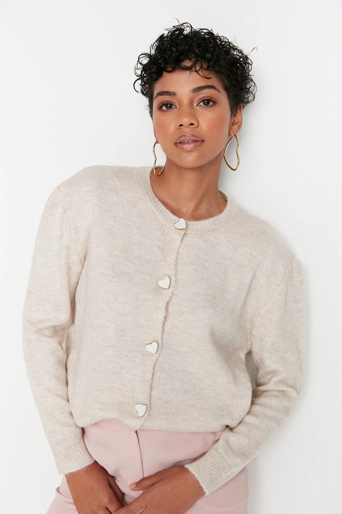 Trendyol Collection Strickjacke - Grau - Slim Fit - Trendyol | Trendyol DE