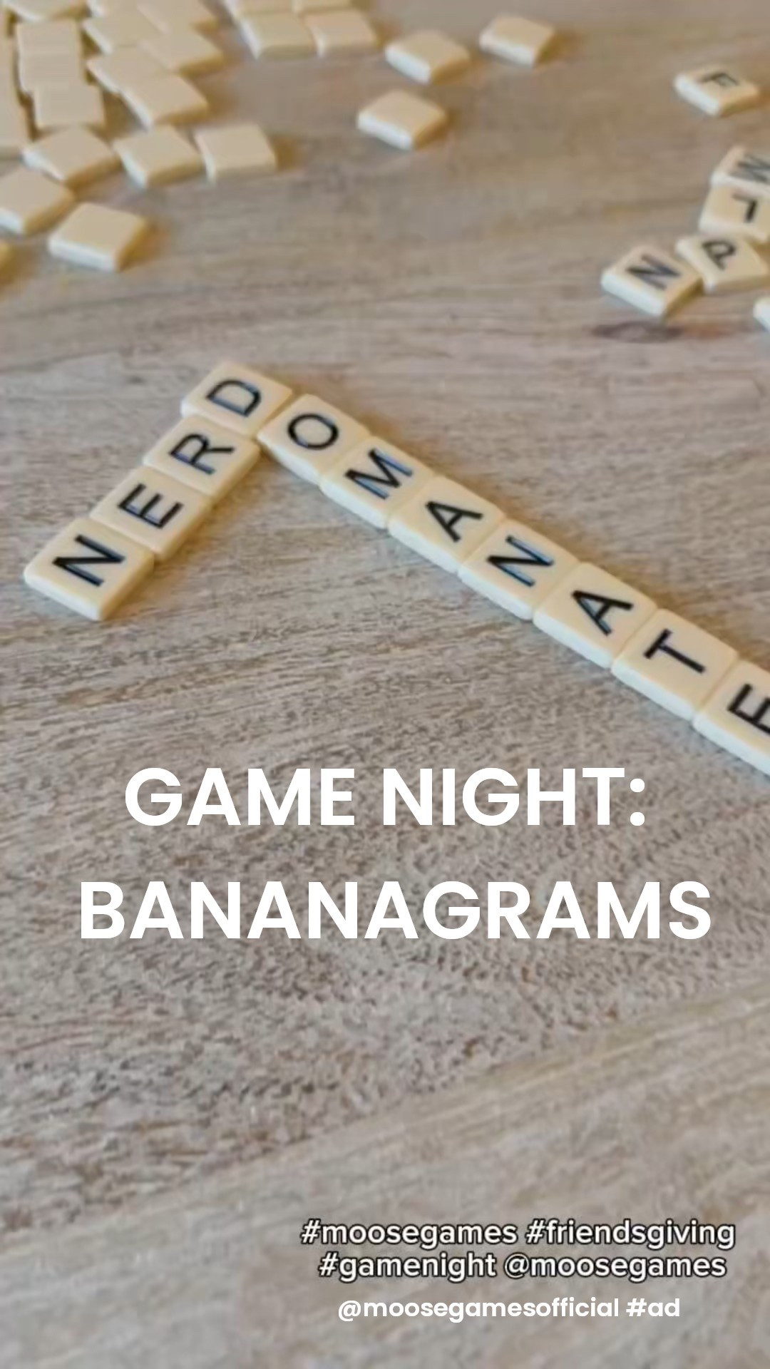 Bananagrams is an educational game for all ages.. It builds spelling, vocabulary and quick thinking.  #moosegames #friendsgiving #gamenight @moosegamesofficial #ad


#LTKKids #LTKmomlife #LTKFindsUnder50