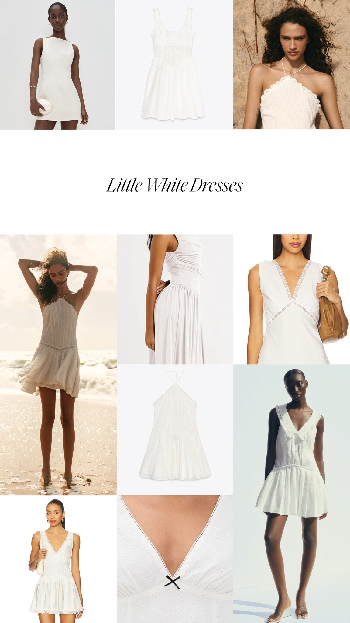 Little white dresses 

#LTKSeasonal #LTKSummerEdit