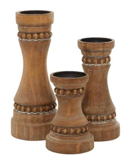 Wooden Candle Holders- 3 Sizes | The Nested Fig