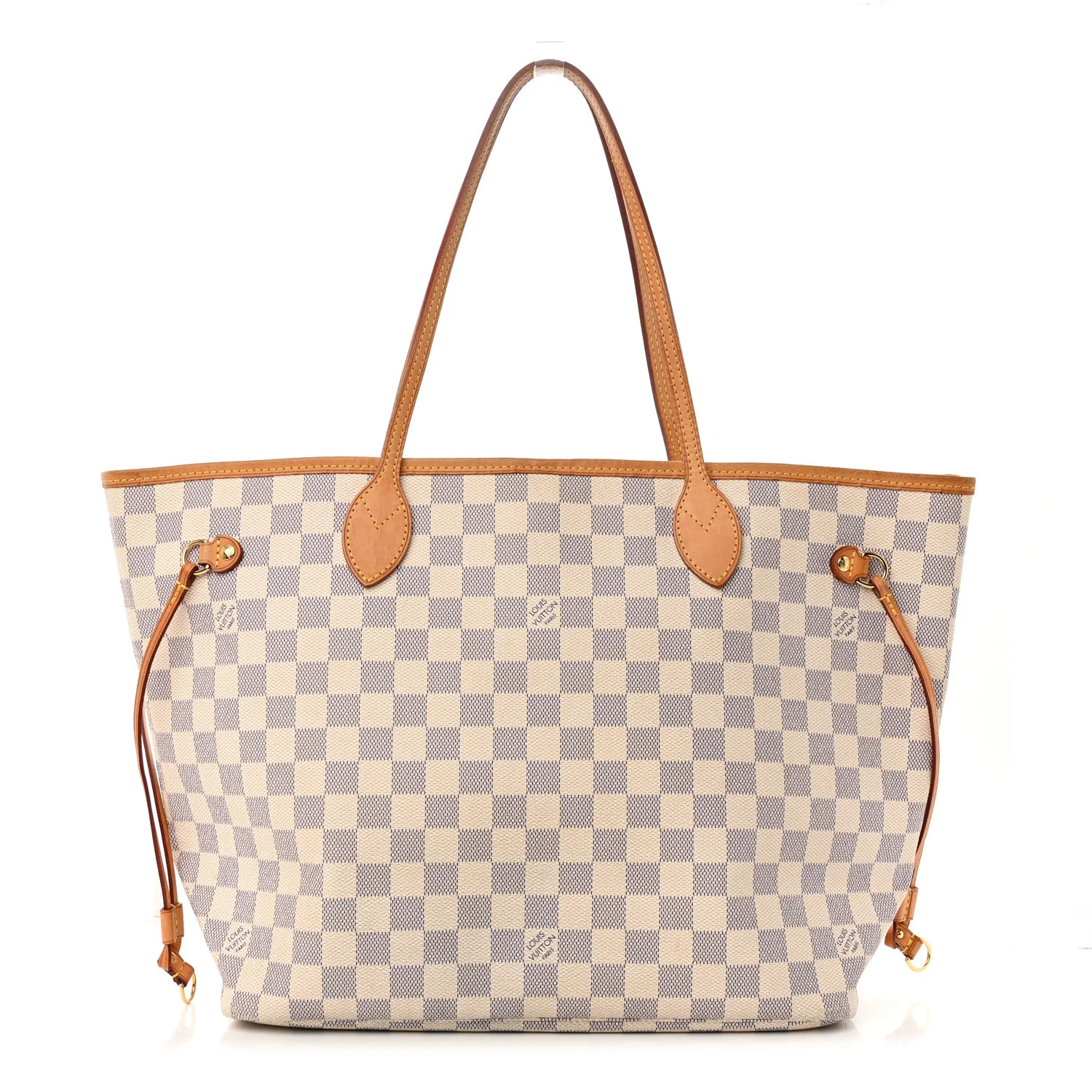 Damier Azur Neverfull MM | FASHIONPHILE (US)