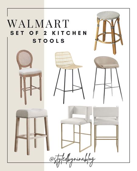 Walmart home deals - walmart kitchen stools - walmart counter stools set of 2 - wicker stool - neutral home - neutral kitchen - pottery barn dupes - farmhouse kitchen - modern kitchen - joanna gaines style - fixer upper - save or splurge home - apartment kitchen must haves - college apartment 


#LTKSeasonal #LTKhome #LTKsalealert