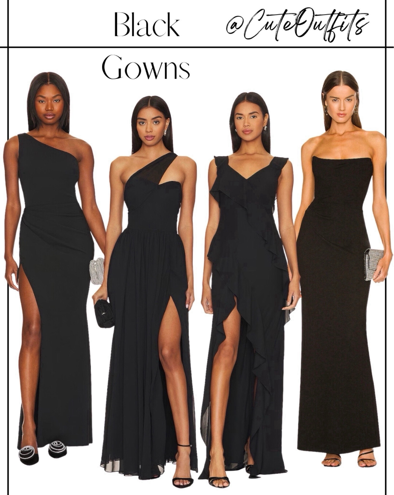 Rebecca Gown In Black Curated On Ltk