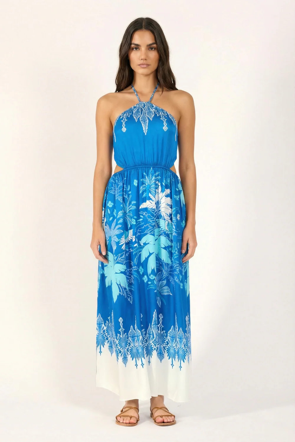Long Dress Isore - Blue Canopy | Poupette St Barth