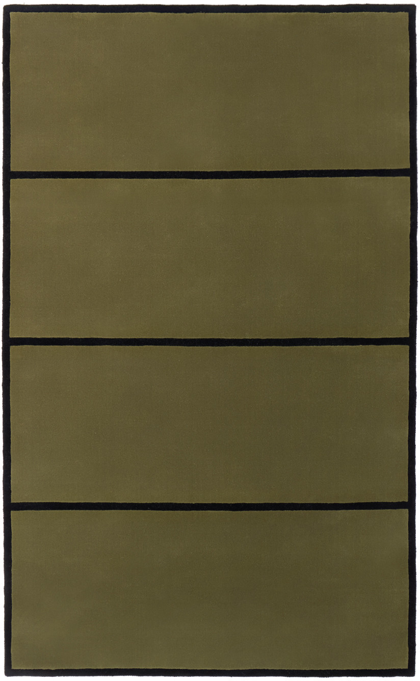 Nordic Knots Green Norr Mälarstrand 01 Rug | SSENSE