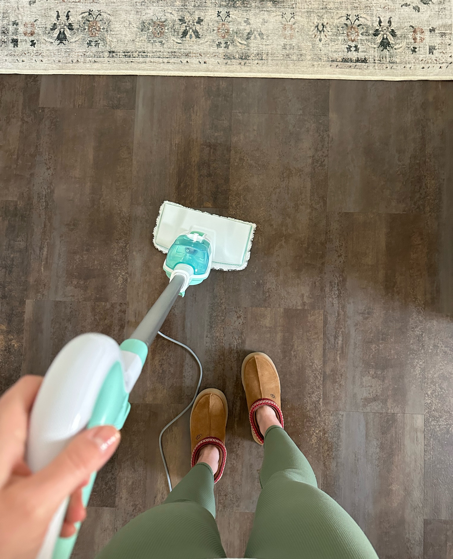 12,000+ reviews says it all. This steam mop has been a 10/10 upgrade from our swifter mop.

With 2 golden retrievers and two kitties in and out of the house all day long, our floors are less than ideal when it comes to clean. This steam mop uses ONLY water… no oils, no harsh chemicals that can get on your fur babies paws. Our floors have never come out so clean! Also- no WASTE! Because you can throw the cleaning pads that attach, into the washing machine when you’re done! I will say, to do our entire house we go through 4 pads! So be sure to also order the extra washable pads!

Shark / clean / non toxic / Amazon / water based / steam mop

It’s also a great idea to

#LTKfit #LTKhome #LTKunder100