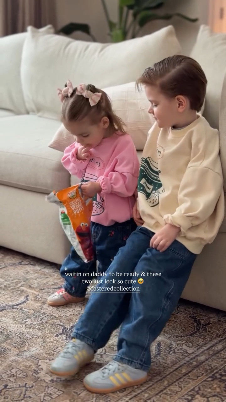 waitin on daddy to be ready & these two just look so cute 🥹 @fosteredcollection