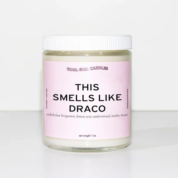 This Smells Like Draco Malfoy Candle  Pop Culture Gifts  | Etsy | Etsy (US)