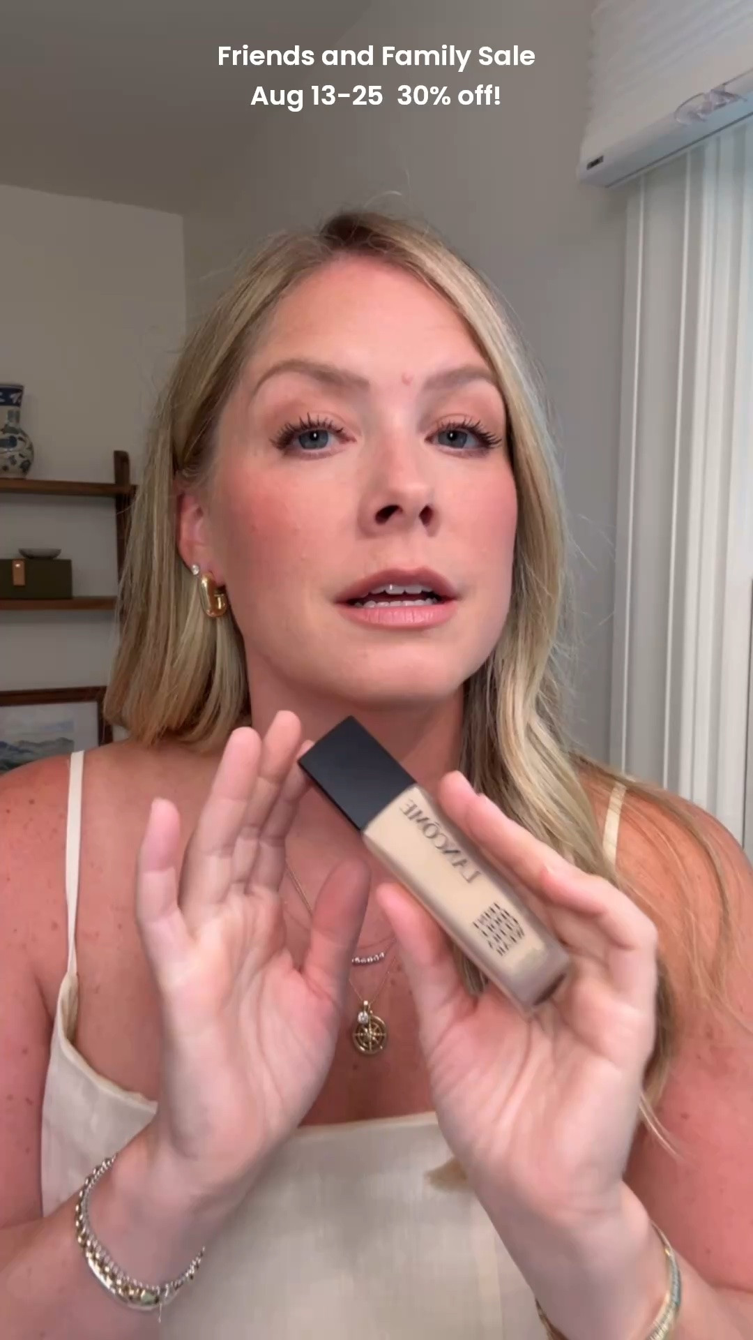 @lancomeofficial is having its annual Friends & Family sale from August 13–25, during which you can save 30% — YEP, 30% off sitewide. So stock up on one of my favorites, Lancôme’s Teint Idole foundation, and so much else I love is on sale starting today. #LancomePartner #LancomeMakeup