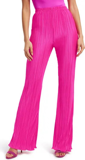 Always Fits High Waist Plissé Pants | Nordstrom