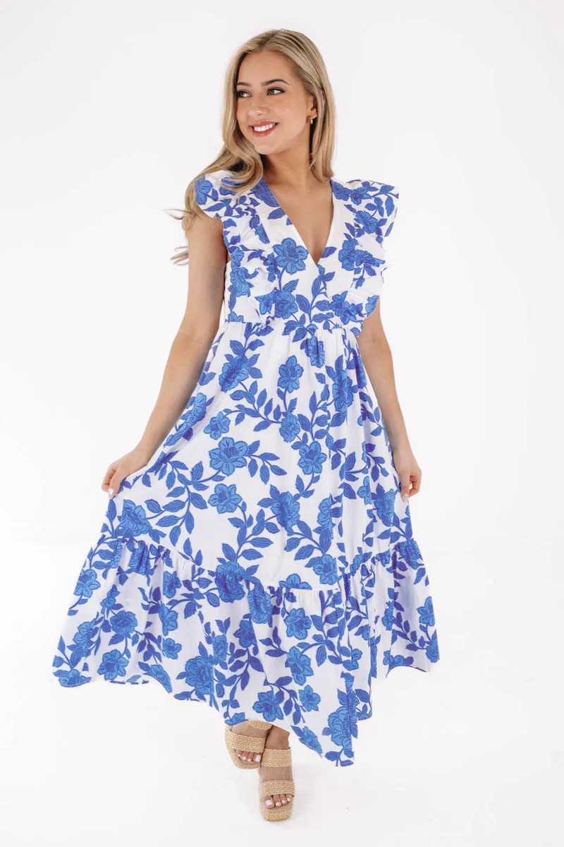 Sights To See Maxi Dress - White | The Impeccable Pig