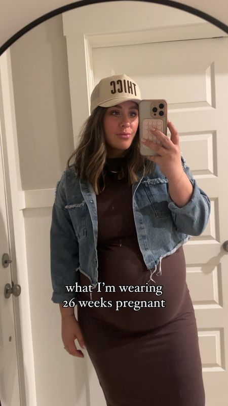 Here’s what im wearing 26 weeks pregnant. Bump friendly dress, not maternity. Wearing an XL with the most comfortable sneakers I’ve ever owned! The hat is merch from Lauren Alaina!!!

#LTKBump #LTKPlusSize #LTKShoeCrush