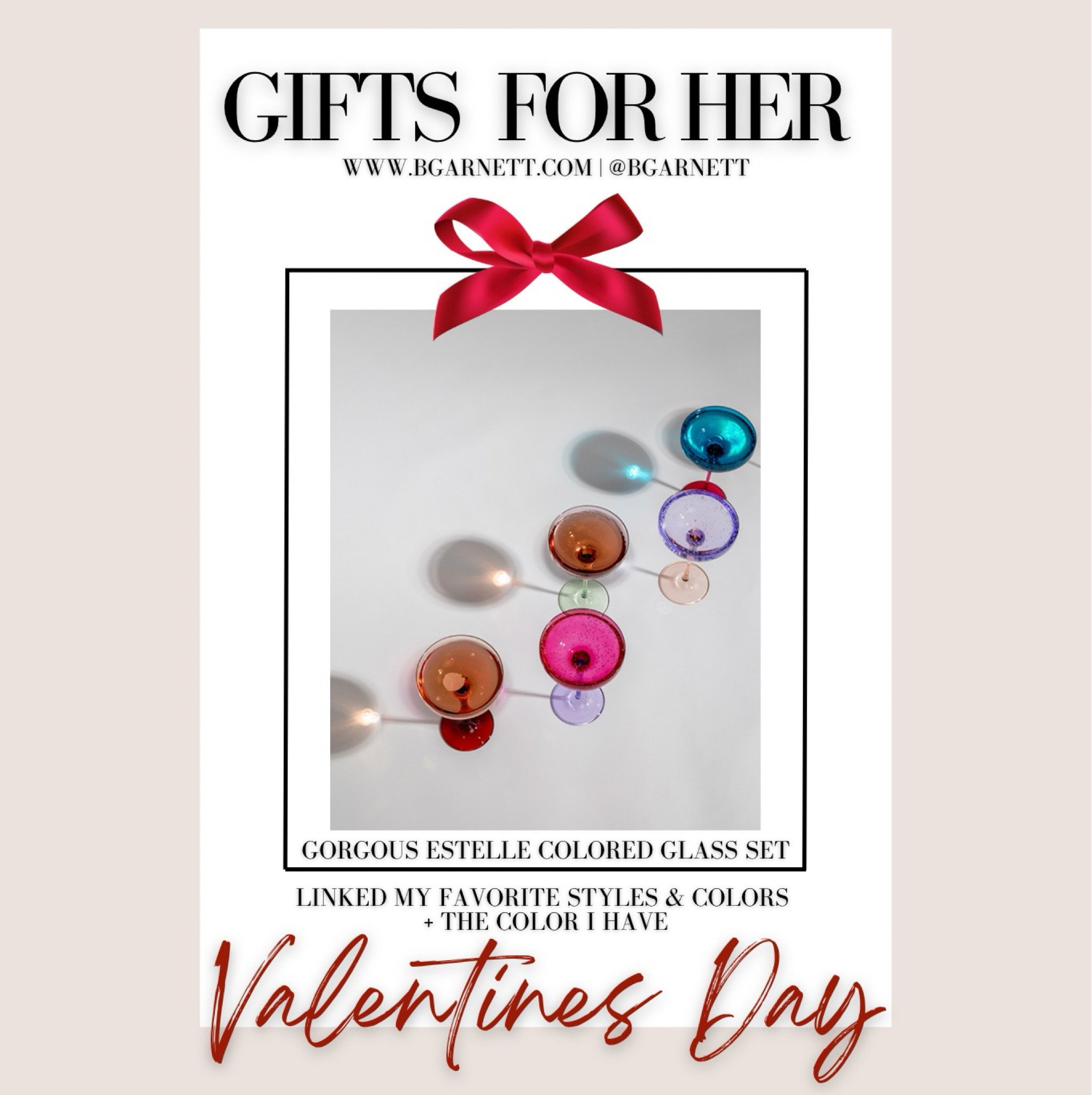 Valentine’s Day’s gift idea | gifts for her | gift guide | bar decor | home decor | coquette | Estelle Colored Glass  

#LTKGiftGuide #LTKWatchNow #LTKHome