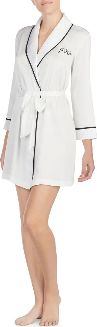 mrs charmeuse short robe | Nordstrom