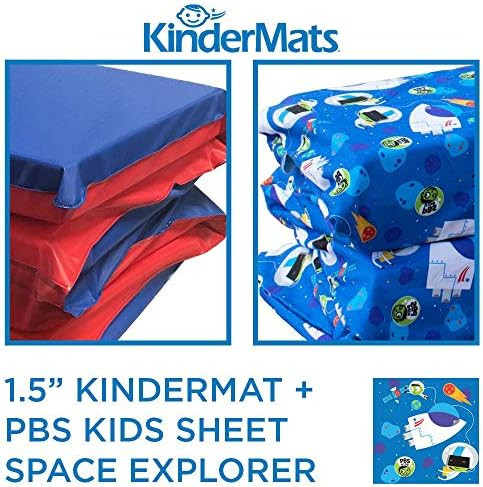KinderMat + PBS Kids Kinderbundle - Full Nap Mat & Washable Cover, Special Edition - Space Explor... | Amazon (US)
