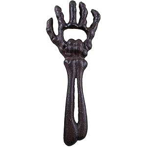 Upper Deck Cast Iron Skeleton Hand Themed Beverage Bottle Opener | Amazon (US)