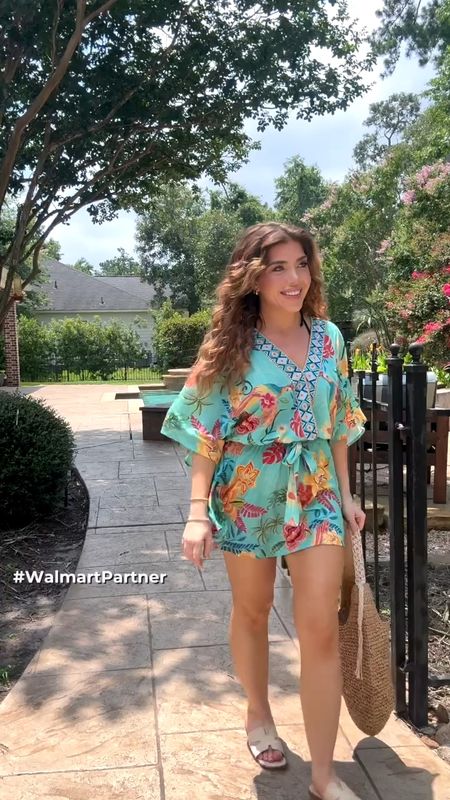 #walmartpartner #walmartfashion @walmartfashion Walmart Swim Looks ☀️ this pattern coverup dress looks so designer for a fraction of the price ‼️ wearing everything in a size small except the pink tankini (I sized up based on reviews to a medium & it fit great 😊)

Linking more Walmart marketplace Summer Fashion ✨

#LTKSwim #LTKSeasonal #LTKVideo