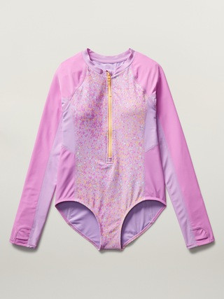 Athleta Girl Rashguard One Piece Swimsuit | Athleta