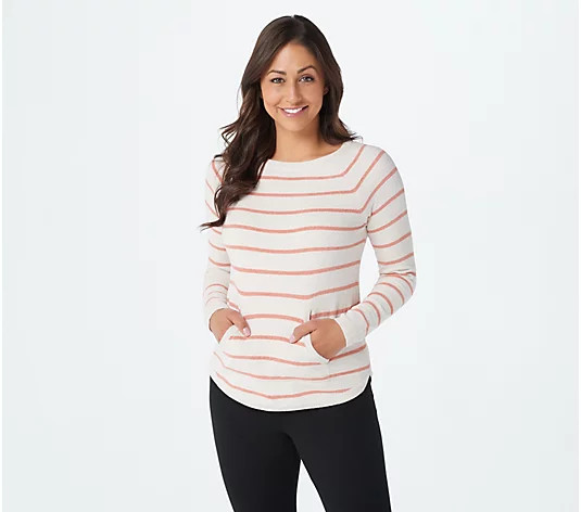 Barefoot Dreams CozyChic Ultra Lite Raglan Pullover | QVC
