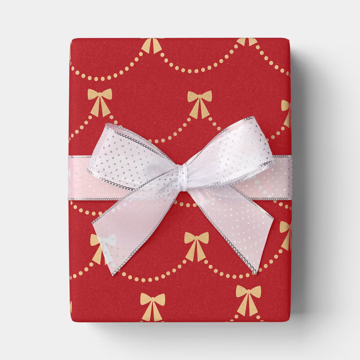 30" 20 sq ft Christmas Roll Wrap Bow Garland - Wondershop™ | Target