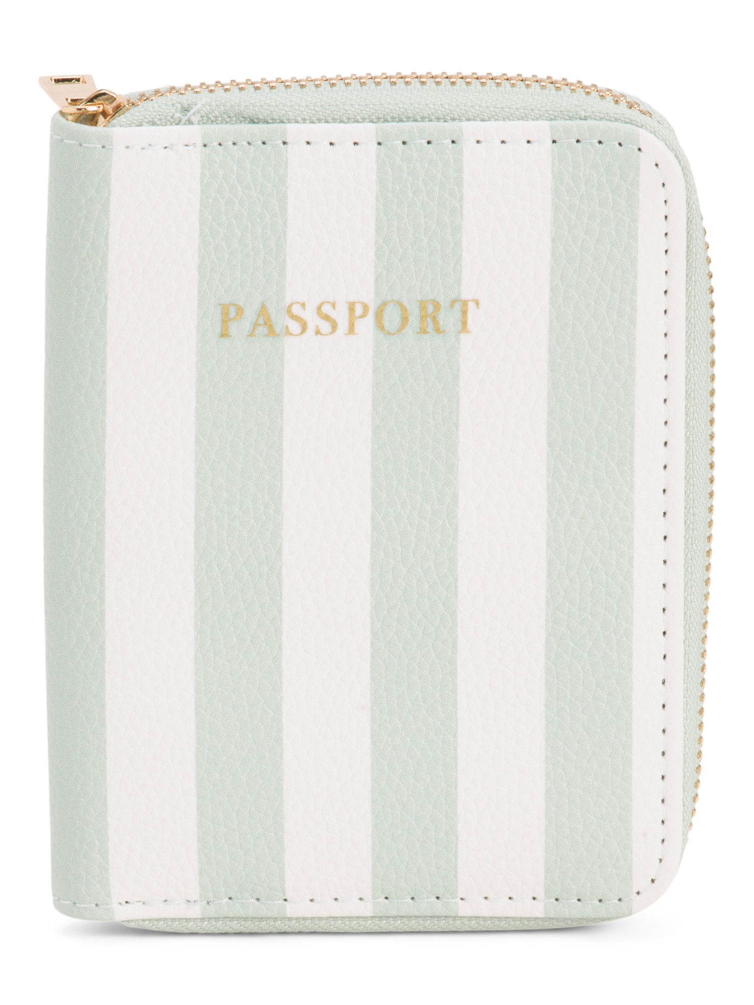 Leather Riviera Stripe Zip Around Rfid Passport | Travel Accessories | Marshalls | Marshalls