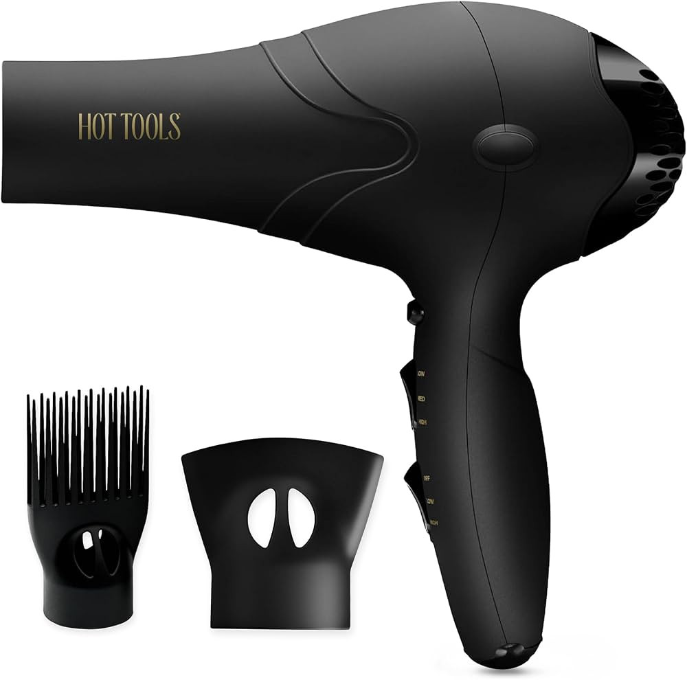 Hot Tools Pro Artist 2100 Ionic Turbo Hair Dryer, 1875 Watts, Black | Amazon (US)