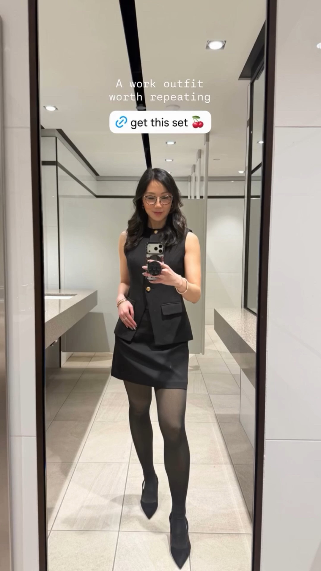 A work outfit worth repeating 🖤

Black mini skirt + tailored vest = capsule work wardrobe essential

Wearing them together feels polished and put-together, but I love them even more as separates. The vest with trousers or denim, the mini skirt with a knit or blazer—so many easy outfit formulas.

If you’re building a chic, minimal work wardrobe, these are the kind of pieces that actually pull their weight.

#workwearstyle #capsulewardrobe #minimalstyle #chicoutfits #workoutfitideas #effortlessstyle #wardrobeessentials #ltkit #springworkwear


#LTKMidsize #LTKootd #LTKWorkwear