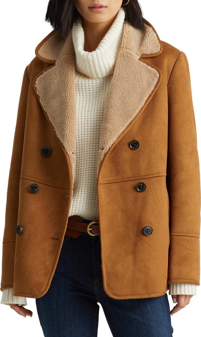 Faux Shearling Coat, Thanksgiving Outfit, Casual Thanksgiving Outfit, Thanksgiving Outfit Casual | Nordstrom