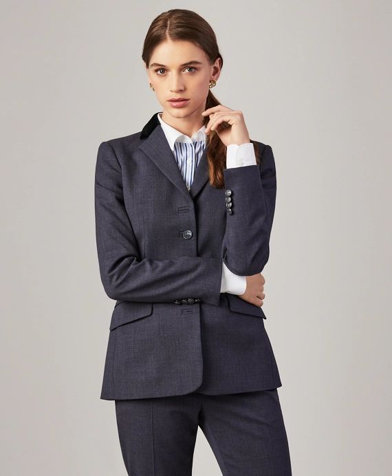 Stretch-Wool Hacking Jacket | Brooks Brothers