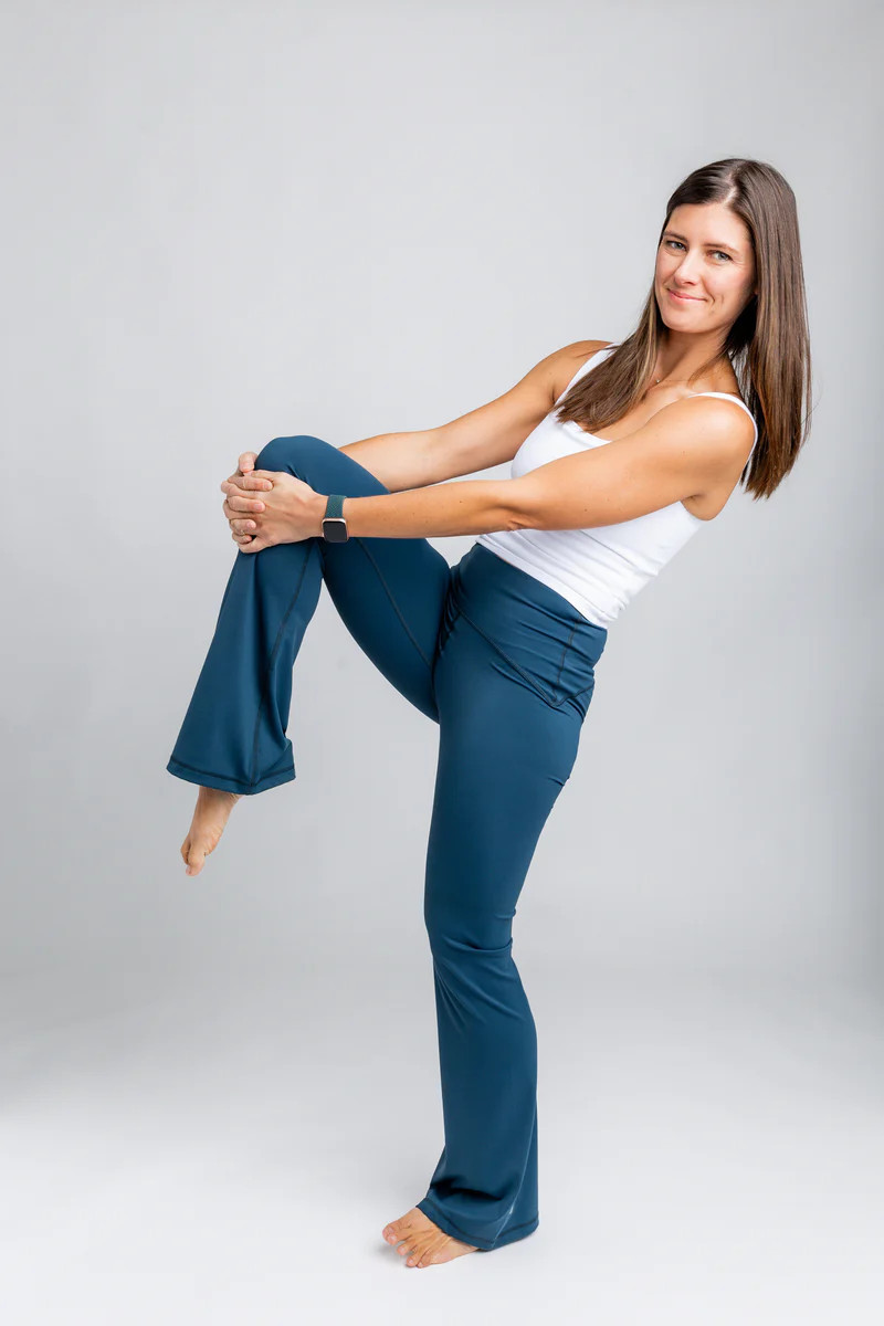 Flare Legging - Sapphire | Bunker Branding Co/The Linc/ Linc Active